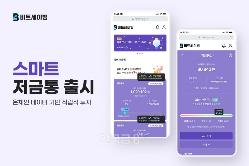차세대 디지털 자산 투자 트렌드(Trend‧최신 경향)를 이끌고 있는 업루트컴퍼니(대표 이장우)가 5일 적립식 구매 설루션(Solution‧문제 해결 시스템) ‘비트 세이빙’(Bitsaving‧디지털 자산 적립식 구매 서비스) 기반의 ‘스마트 저금통’ 서비스를 새롭게 선보였다./사진=업루트컴퍼니