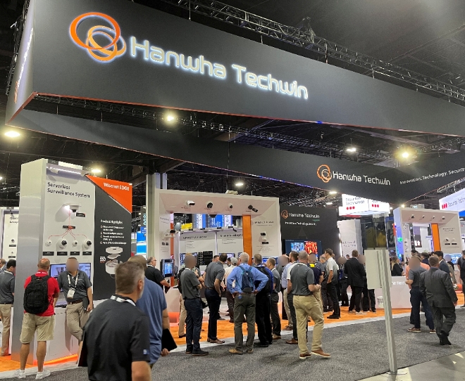 한화테크윈(대표이사 안순홍)이 이달 12일부터 14일(현지시간)까지 미국 애틀랜타에서 열리는 ‘GSX 2022 (Global Security Exchange)’ 국제 보안 전시회에 참가했다. 사진=한화테크윈.