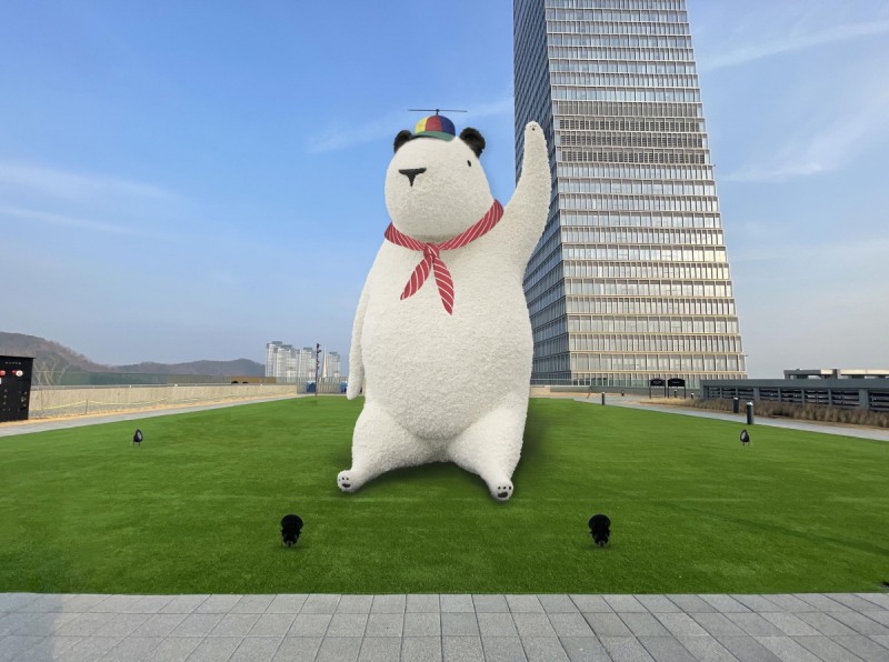 대전신세계 푸빌라 대형벌룬./ 사진제공 = 신세계