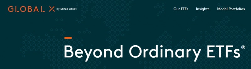 Global X / 사진출처= Global X 홈페이지 중 갈무리(2022.09.19)