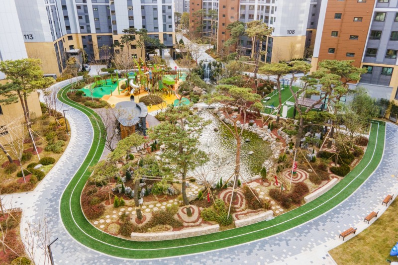 수원 하늘채 더 퍼스트 아웃도어그라운드 / 사진제공=코오롱글로벌