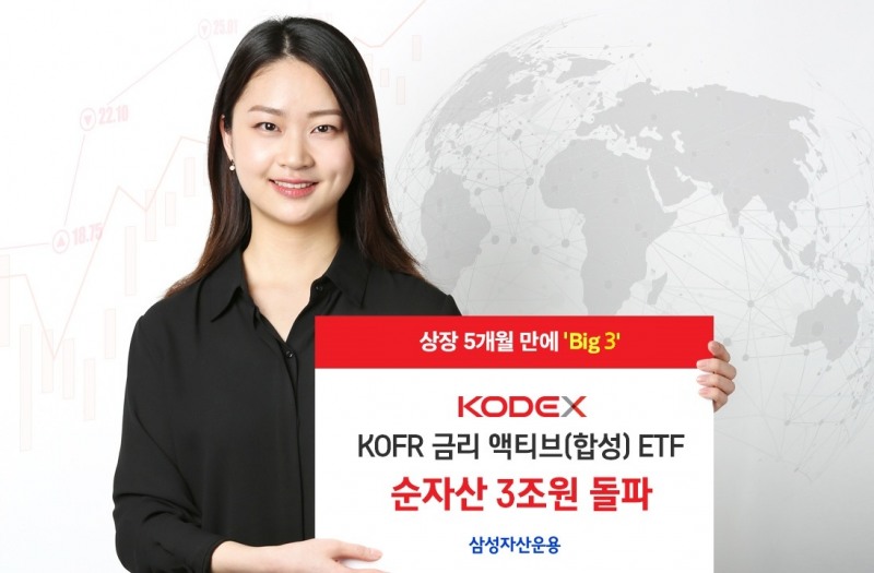 삼성 KODEX KOFR 금리 액티브 ETF 순자산 3조원 돌파 / 사진제공= 삼성자산운용(2022.09.28)