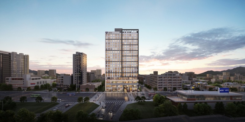 상봉역 유보라 퍼스트리브 투시도