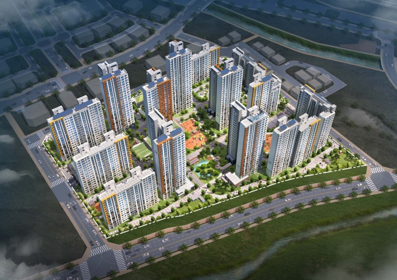 LH, 의왕초평A3 단지 조감도./사진제공=LH