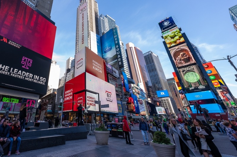 대상㈜ 종가 뉴욕 타임스스퀘어 김치 글로벌 광고./ 사진제공 = 대상㈜