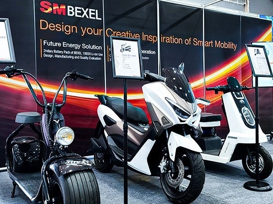 2022 영광 e-모빌리티, SM벡셀 전시 부스. 사진제공=SM그룹