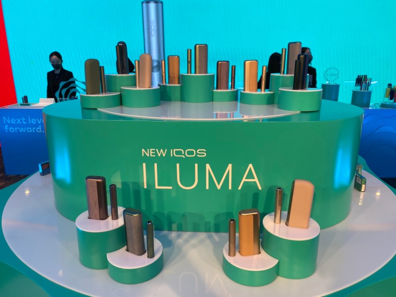 아이코스 일루마 제품 전시 모습./ 사진제공 = 홍지인 기자