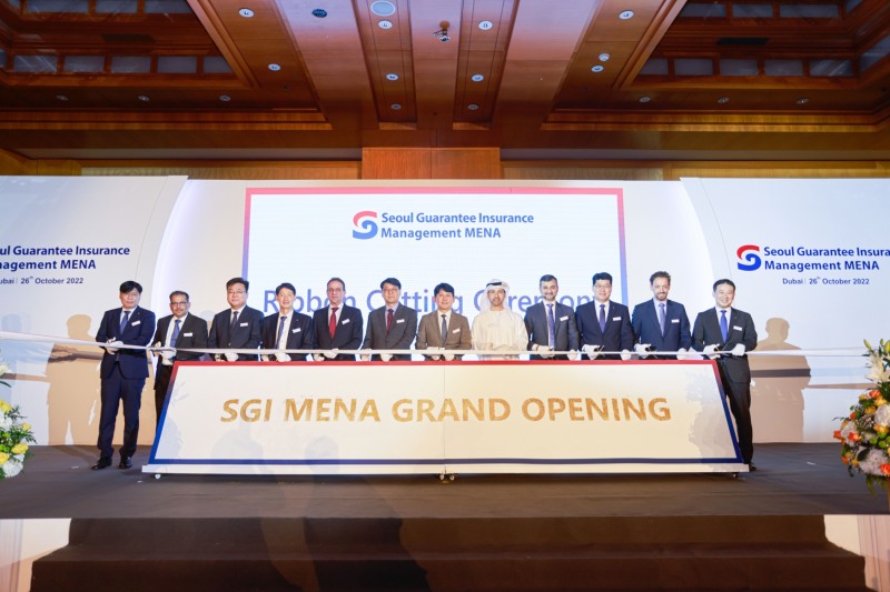 SGI서울보증은 지난 26일 아랍에미리트(UAE) 두바이 현지에서 중동 현지법인 SGI MENA 출범식을 가졌다고 27일 밝혔다./사진=SGI서울보증