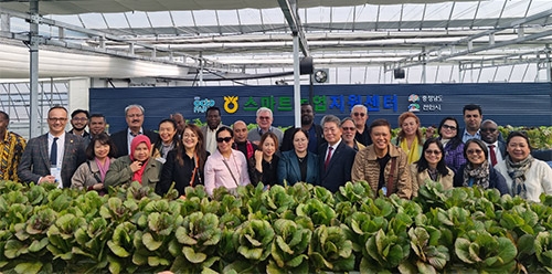 농협중앙회, 세계 농협 대표단 ‘농협형 스마트팜’ 선보여