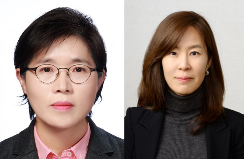 (왼쪽부터) 이정애 LG생활건강 신규 CEO(사장)와 박애리 지투알 신규 CEO(전무). 사진=LG