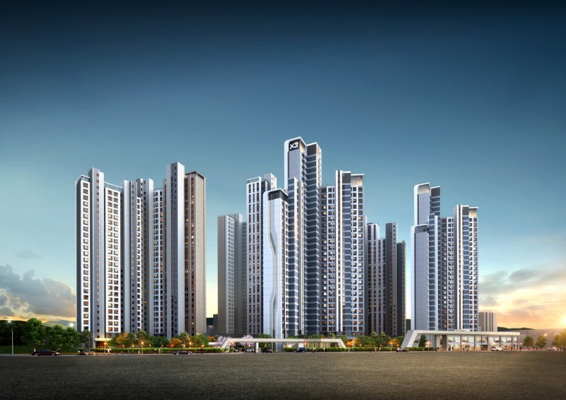 GS건설, 강동 헤리티지 자이 투시도./사진제공=GS건설