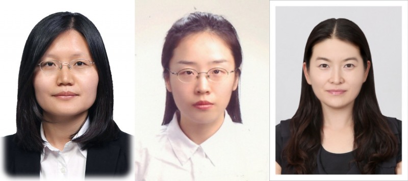 (왼쪽부터) 이금주 부사장, 강보경 상무, 송보영 상무. 사진=삼성전자