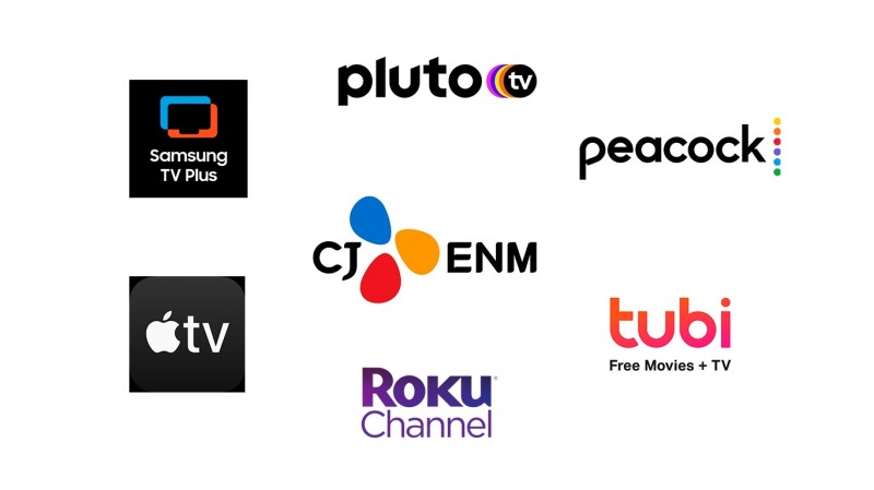CJ ENM(대표 구창근)이 북미 지역 상위 5대 FAST(Free-Ad-Supported TV, 광고 기반 무료 스트리밍TV), AVOD(Advertising Video On Demand, 광고형 VOD) 플랫폼에 모두 콘텐츠를 공급하는 유통망을 확보했다./사진제공=CJ ENM