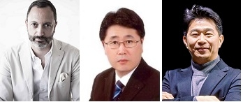 (왼쪽부터)기아 카림 하비브 부사장, 현대차 이영택 부사장, 송민규 부사장.