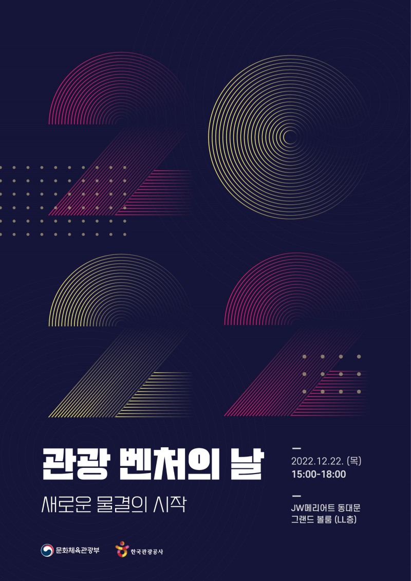 2022 관광벤처의 날 포스터. /사진제공=한국관광공사