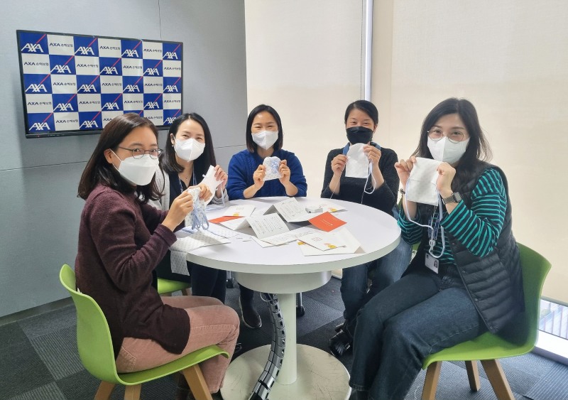 악사손해보험이 소아암 어린이를 위한 ‘히크만 주머니’ 캠페인 전개했다./사진=악사손해보험