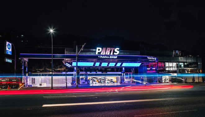 현대오일뱅크(대표이사 강달호, 주영민)가 국내 최초로 게임 IP(지식재산권) 테마를 적용한 주유소를 선보인다. /사진=현대오일뱅크.