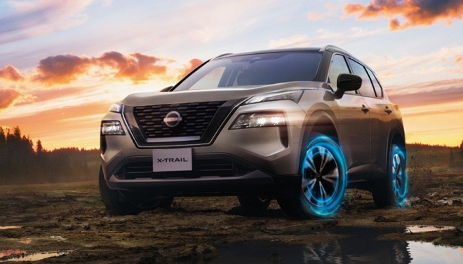 닛산 엑스 트레일에 장착된 한국타이어 '벤투스 S1 에보3 SUV. 제공=한국타이어.