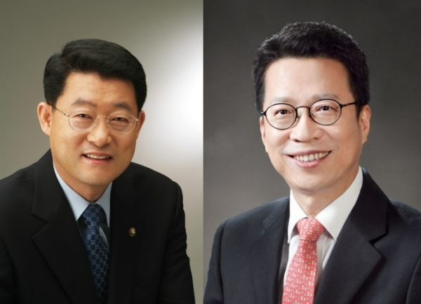 생명보험협회와 손해보험협회가 내년부터 달라지는 보험 제도를 안내했다. 사진은 정희수 생명보험협회장(왼쪽)과 정지원 손해보험협회장./사진=각사