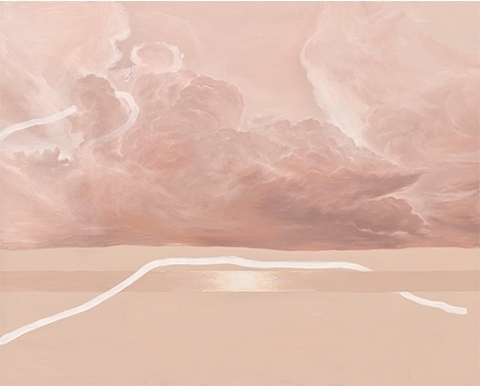 어반포잇, 'Line on line No.1', 162.2x130.3cm, 캔버스에 유화,아크릴, 2022