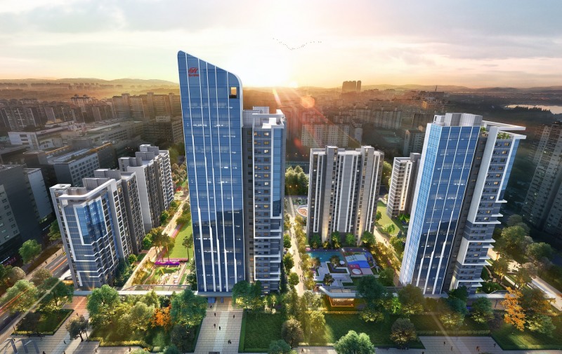 강선마을14단지 리모델링 조감도./사진제공=현대건설