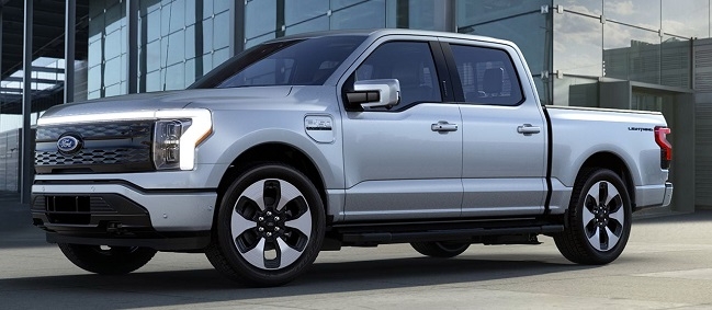 SK온 배터리가 탑재된 포드 F150 라이트닝. 제공=포드.