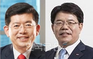 빈대인 전 부산은행장(왼쪽), 손교덕 전 경남은행장. / 사진=한국금융DB