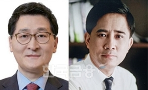 위성호 전 신한은행장(왼쪽), 김윤모 노틱인베스트먼트 부회장. / 사진=한국금융DB