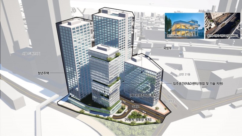 용산 도시재생혁신지구 조감도./사진제공=용산구