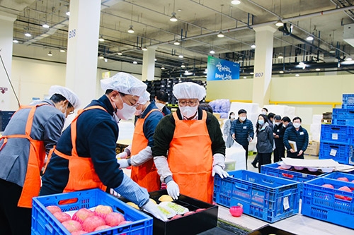 농협-기재부, 안성농식품물류센터 현장방문…설 명절 수급상황 점검