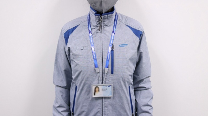 사원증 케이스 패용 사진 / 사진제공=삼성물산 건설부문