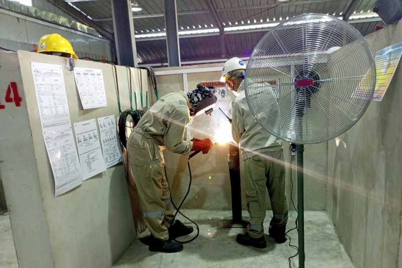 용접학교 실습 현장 / 사진제공=대우건설