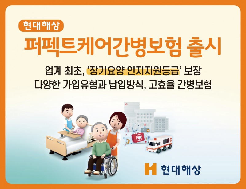 현대해상 '퍼펙트케어간병보험'./사진=현대해상