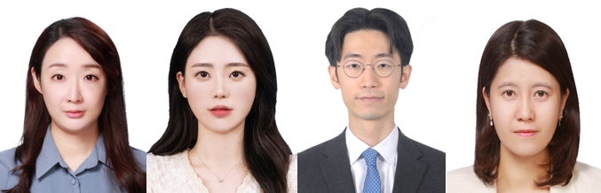 (왼쪽부터) 오재영 KB증권 수석연구원, 김세희 유진투자증권 연구원, 홍성욱 NH투자증권 책임연구원, 김유미 키움증권 팀장 / 사진제공= 각사