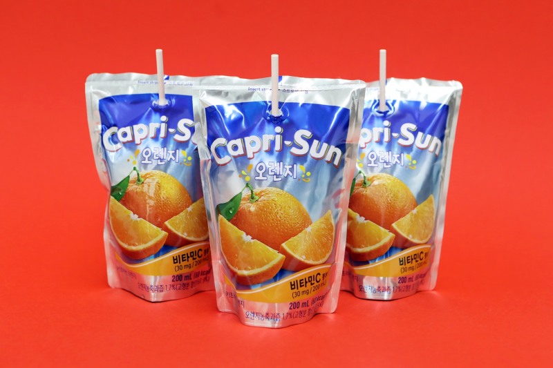 농심 카프리썬 종이빨대./ 사진제공 = 농심