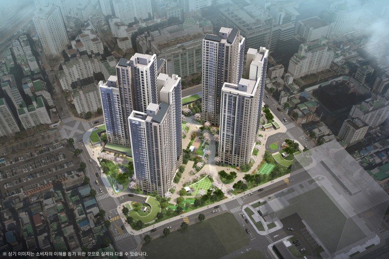 GS건설, 영등포자이 디그니티 조감도./사진제공=GS건설