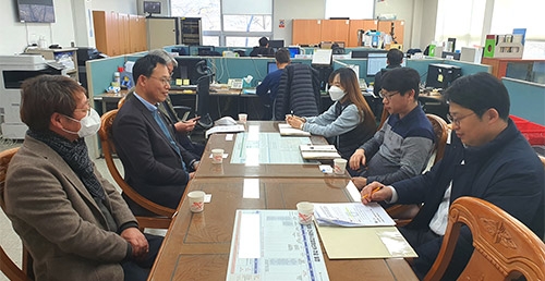 ▲ 인천검사국과 인천본부는 강화군선거관리위원회를 찾아 최근 부정선거 관련 이슈와 코로나19 격리자 투표방법 등을 논의했다.