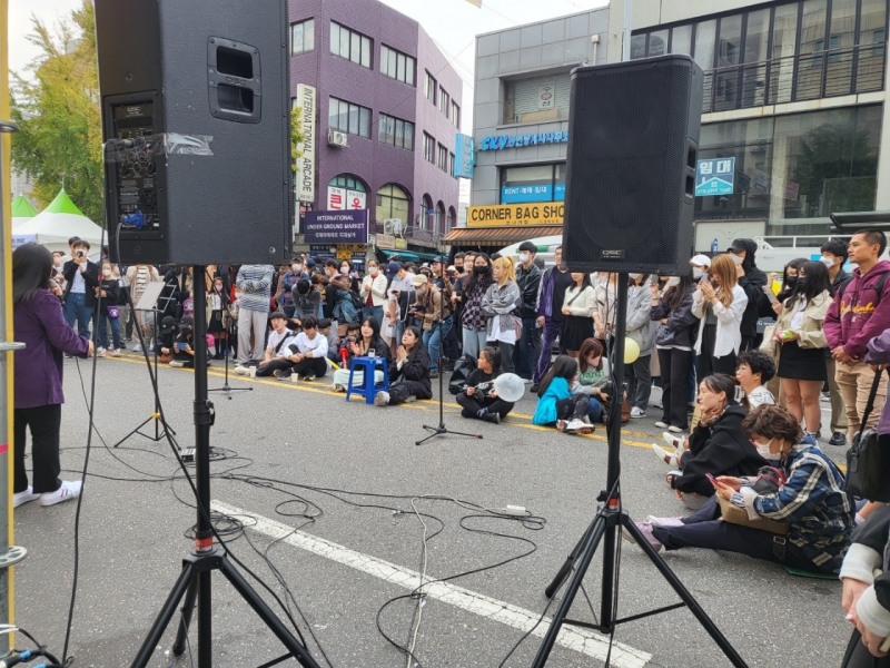 이태원 일대에서 문화예술행사가 진행되고 있다./사진제공=용산구