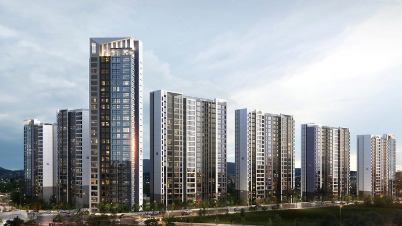 해운대 상록아파트 리모델링 단지투시도 / 사진제공=포스코건설