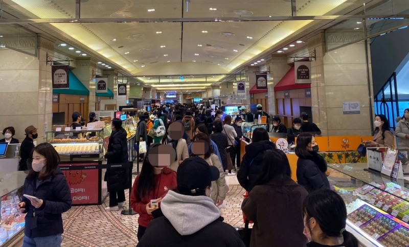 신세계 강남점 식품관 내부 전경./ 사진 촬영 = 홍지인 기자