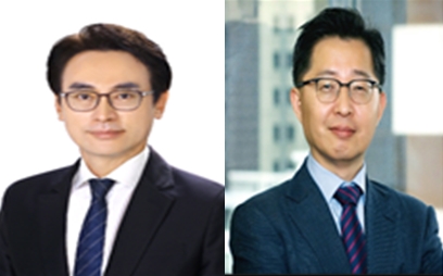 (왼쪽부터) 박용명 신임 DB자산운용 자산운용부문장, 김원일 DB자산운용 마케팅/관리부문장 / 사진제공= DB자산운용(2023.02.28, 03.01자)