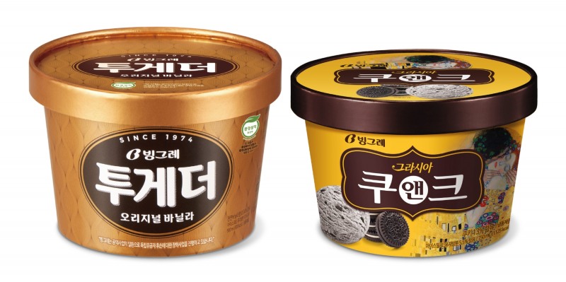 투게더, 그라시아 쿠앤크 친환경 포장으로 변경./ 사진제공 = 빙그레