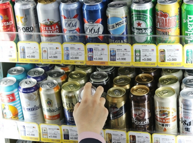 편의점에서 판매되고 있는 일본 브랜드 맥주 /사진=한국금융신문DB