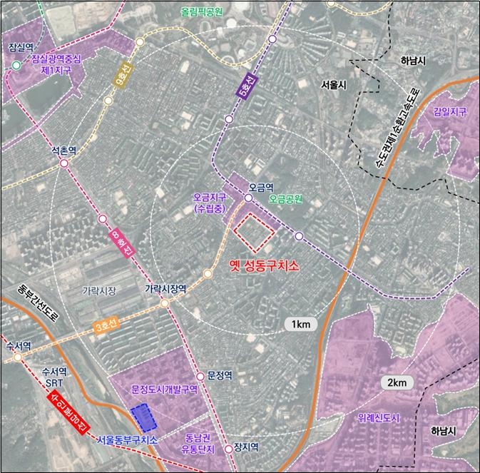옛 성동구치소 부지./사진제공=서울시