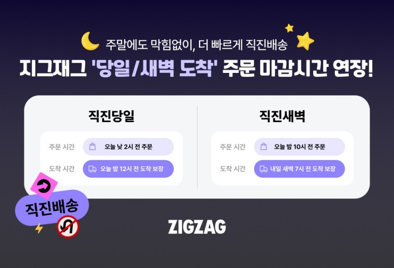 지그재그가 '직진배송' 서비스를 강화한다. /사진제공=지그재그