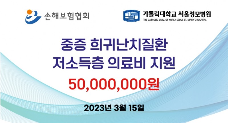 손해보험협회가 중증질환으로 어려움을 겪고 있는 저소득층을 대상으로 의료비 지원을 결정했다./사진=손해보험협회