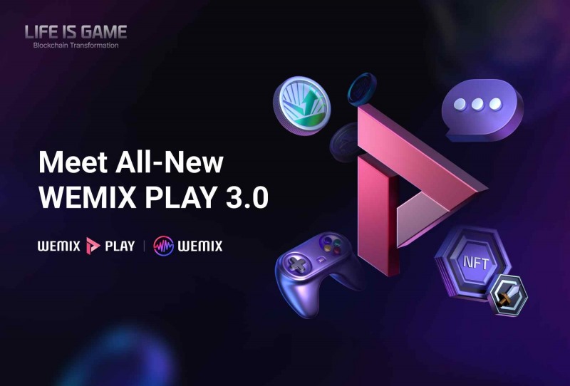 위메이드의 블록체인 게임 플랫폼 위믹스 플레이가 3.0 버전을 선보였다. / 사진=위메이드