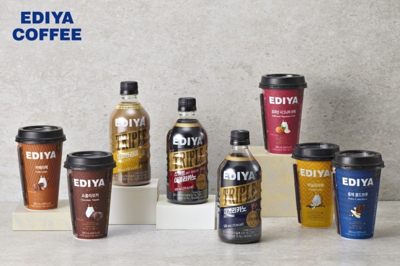 이디야커피 PET커피 3종 & 컵커피 5종./ 사진제공 = 이디야커피