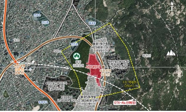 은평구 불광동 227-7번지 일대./사진제공=서울시