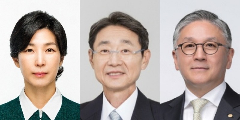 (왼쪽부터) 김정수 삼양식품 부회장, 신동원 농심 회장, 함영준 오뚜기 회장./ 사진제공 = 한국금융신문 DB